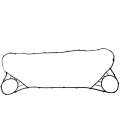 Evaporator Plate Heat Exchanger Gasket For Marine Engine